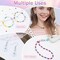 1800pcs 4mm Electroplate AB Colors Bicone Crystal Glass Beads, 18 Colors Small Faceted Beads Bulk for Jewelry Making Bracelets Necklace Keychains Earrings with Container Box